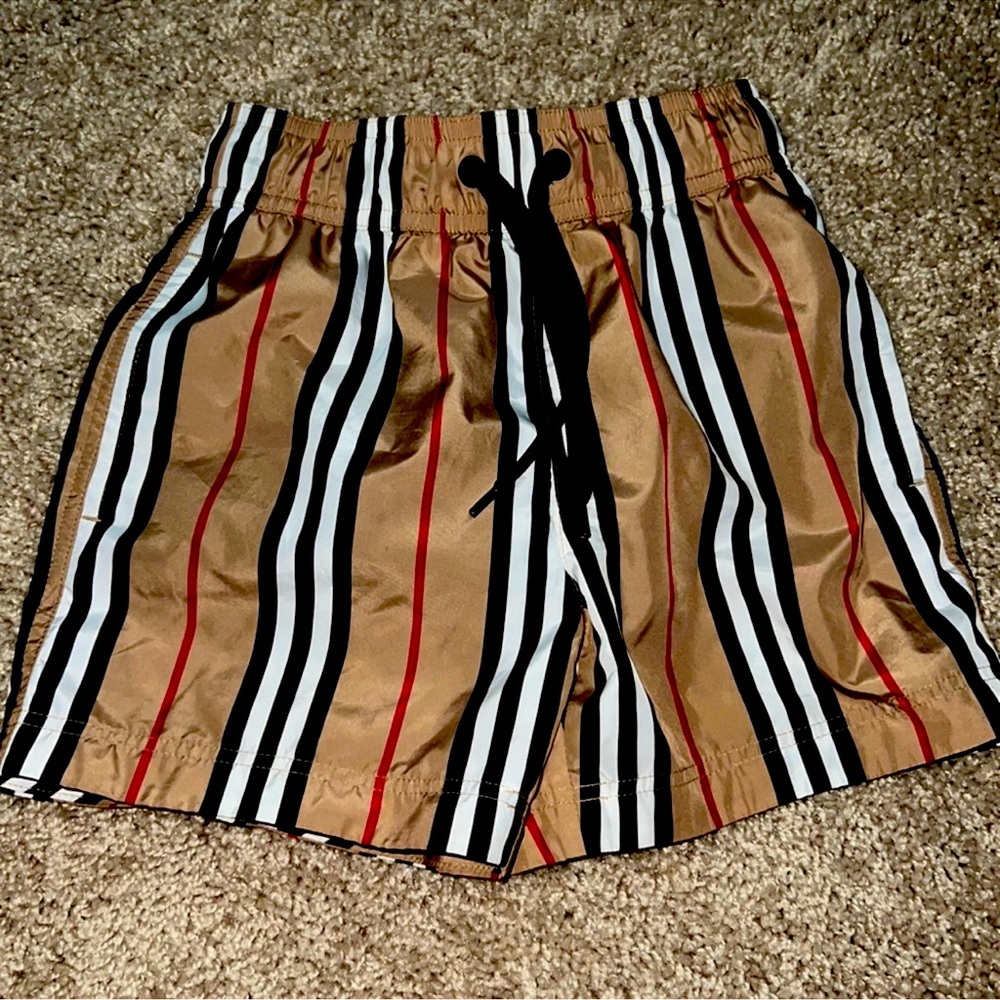 Kids Toddler Burberry swim shorts size 6